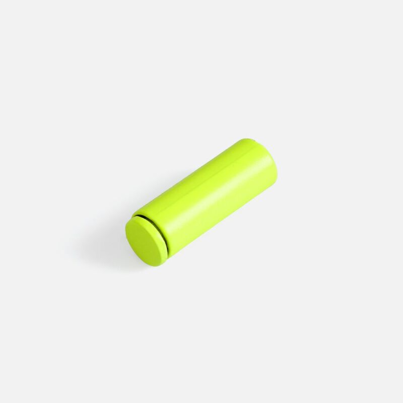 Наконечник для шнурка Nozzle, ver.2, желтый неон с логотипом