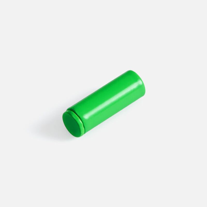 Наконечник для шнурка Nozzle, ver.2, зеленый неон с логотипом