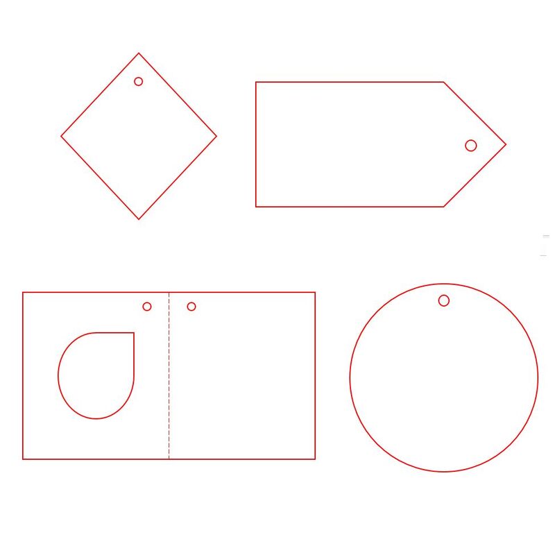 Заготовка из бумаги Paper, M с логотипом