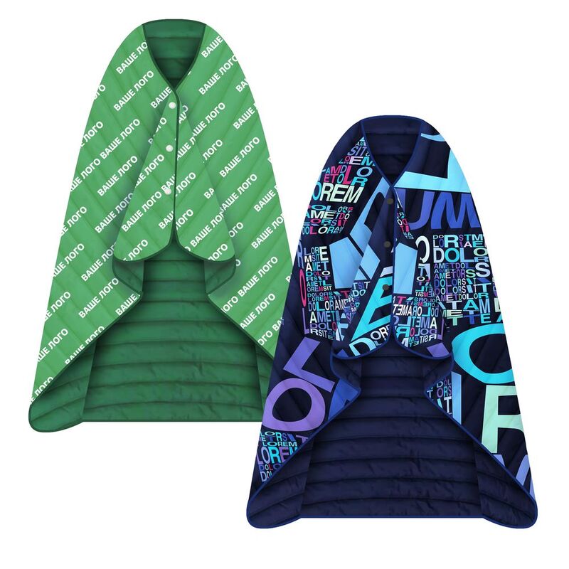 Плед-пончо Blanket Print на заказ с логотипом