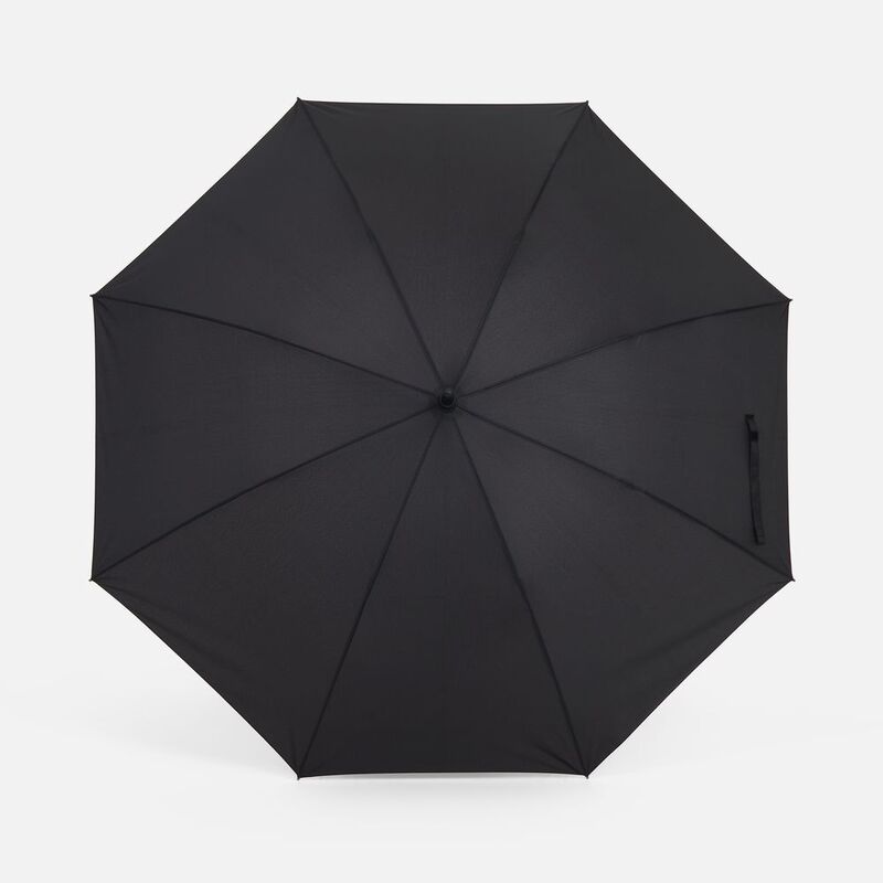 Зонт-трость Rainzee, черный с логотипом