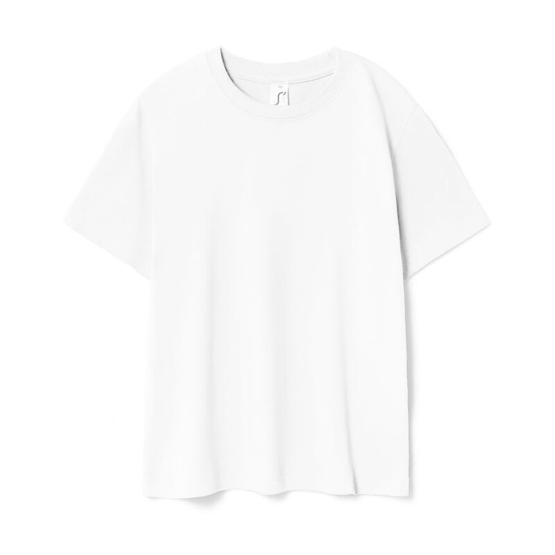 Футболка детская Regent Kids 150 белая, на рост 106-116 см (6 лет) с логотипом