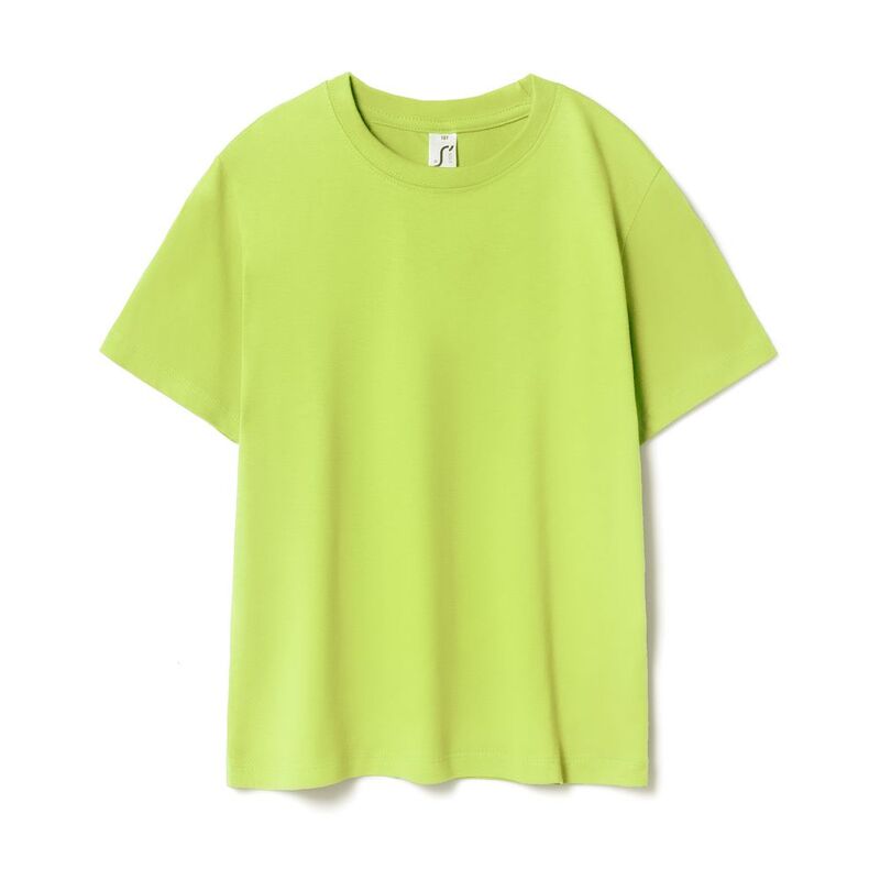 Футболка детская Regent Kids 150 зеленое яблоко, на рост 96-104 см (4 года) с логотипом