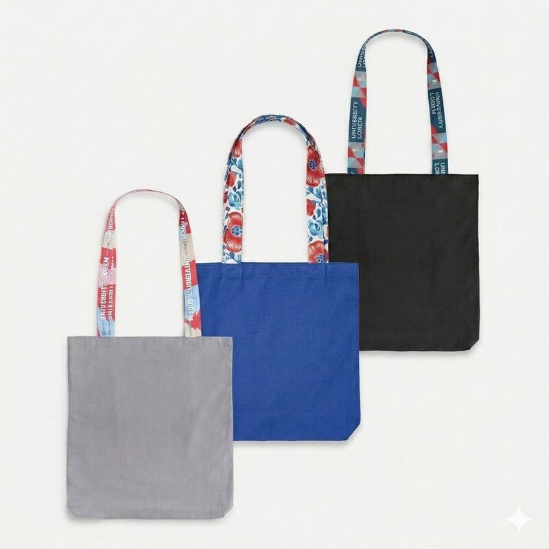 Шопер-конструктор Bolsa с узкими ручками для полноцветной печати с логотипом