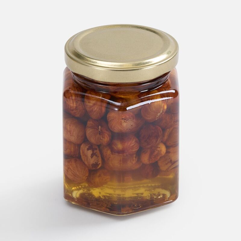 Мед Allnutty, с фундуком с логотипом