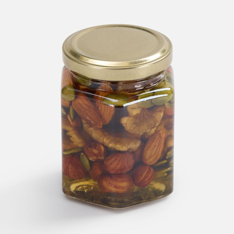 Мед Allnutty, ассорти с логотипом