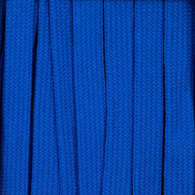 Плоский шнур Cord XL, синий, 160 см с логотипом