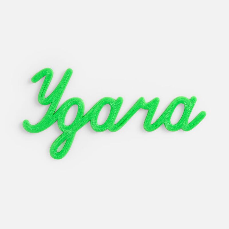 Подвеска Word, 3D-печать на заказ, удача с логотипом
