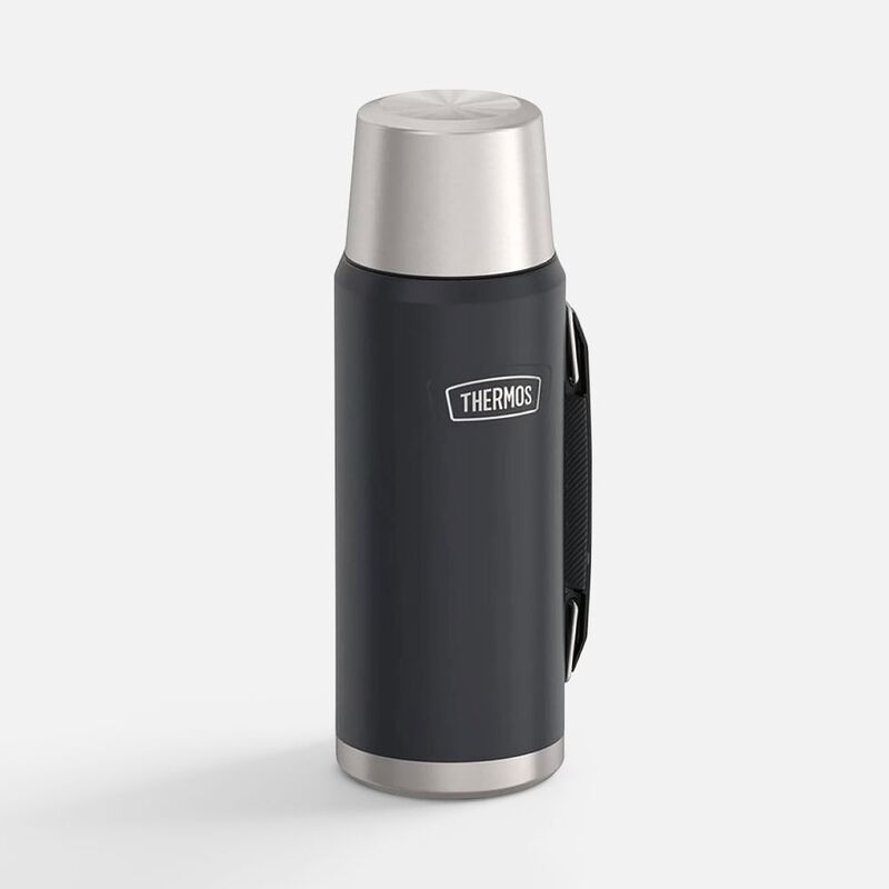 Термос Icon 1200, черный с логотипом