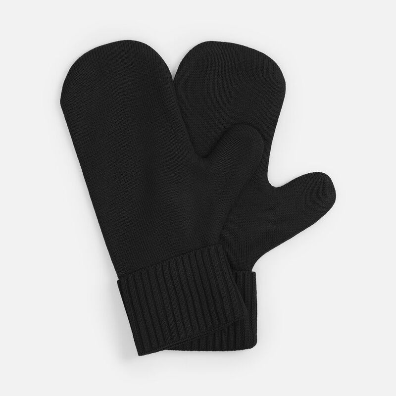 Варежки Yong, черные, размер L/XL с логотипом