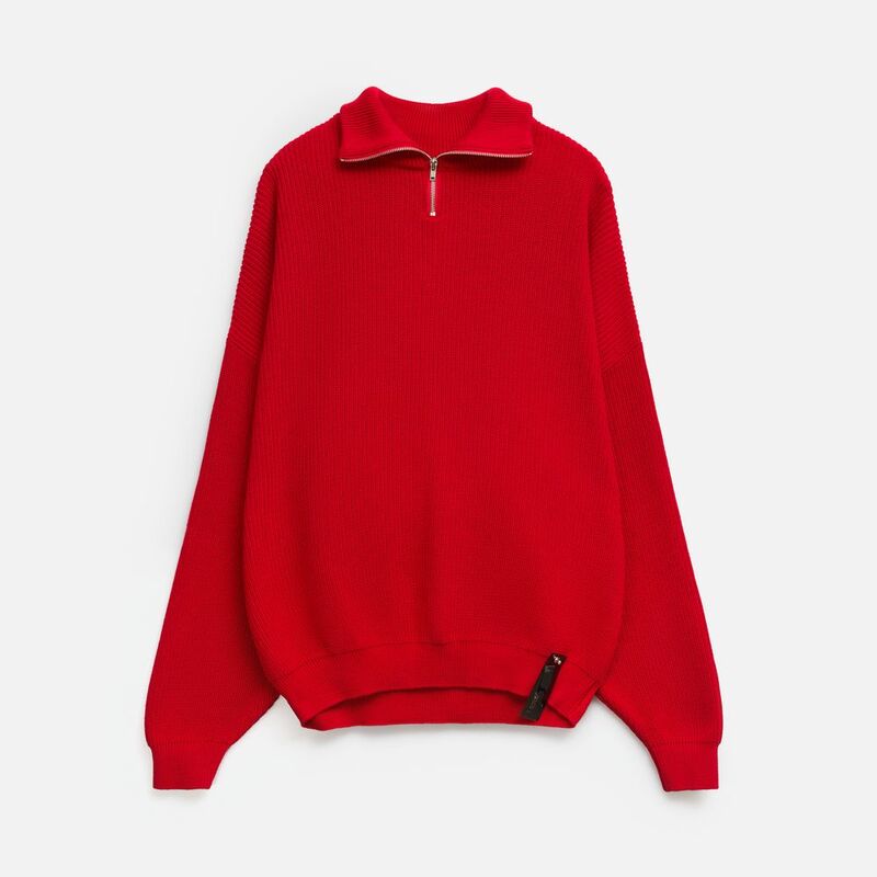 Джемпер Siluetti Birne, красный, размер L/XL с логотипом