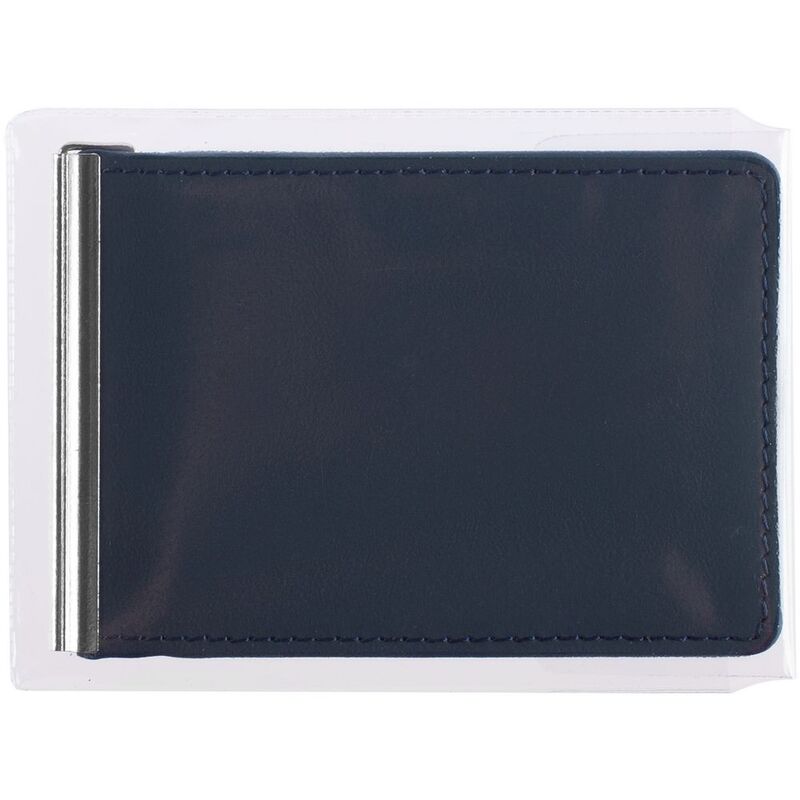 Зажим для купюр Alaska, синий с логотипом