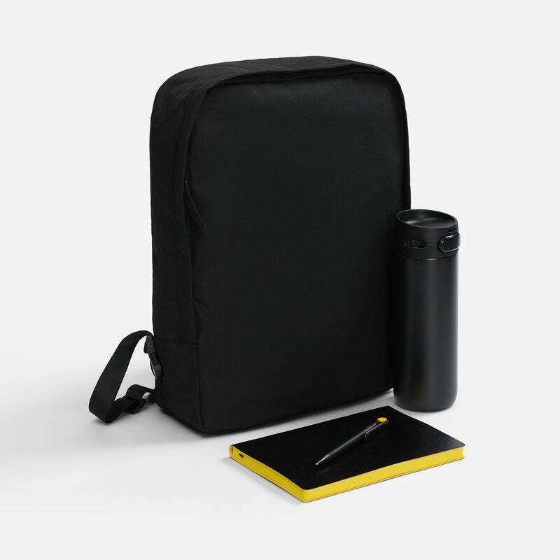 Набор Flexpen Travel, черный с желтым с логотипом