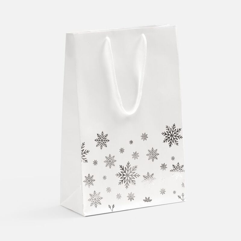 Пакет Wintry, белый с логотипом