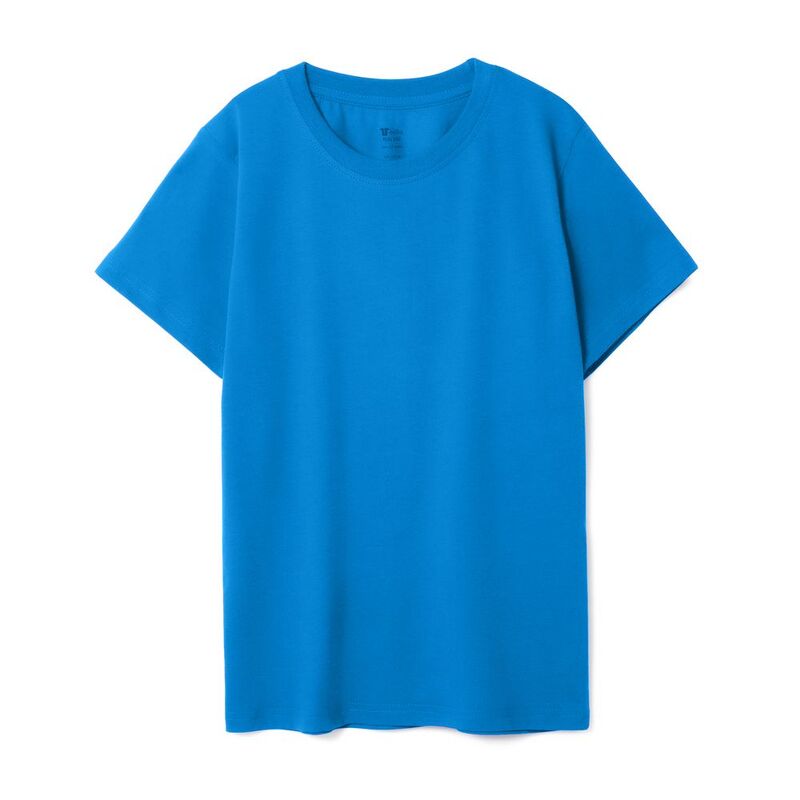 Футболка детская T-Bolka Kids, бирюзовая, 6 лет с логотипом