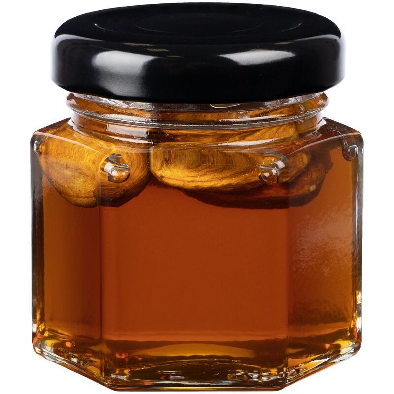 Мед Bee To Bear Mini ver.2, с миндалем с логотипом