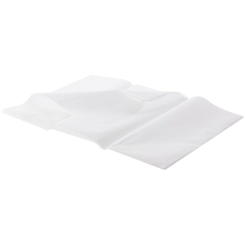 Декоративная упаковочная бумага Tissue, белая с логотипом