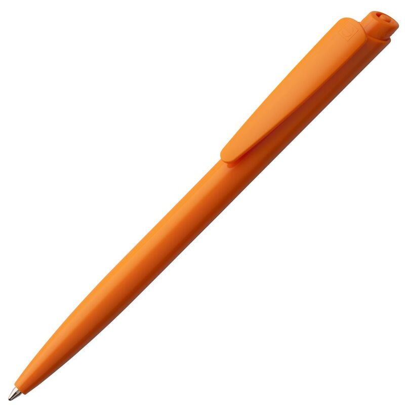 Ручка шариковая Senator Dart Polished, оранжевая с логотипом