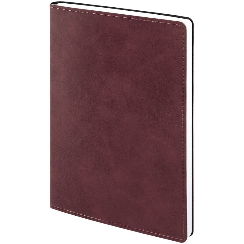 Ежедневник Urban, недатированный, бордовый с логотипом