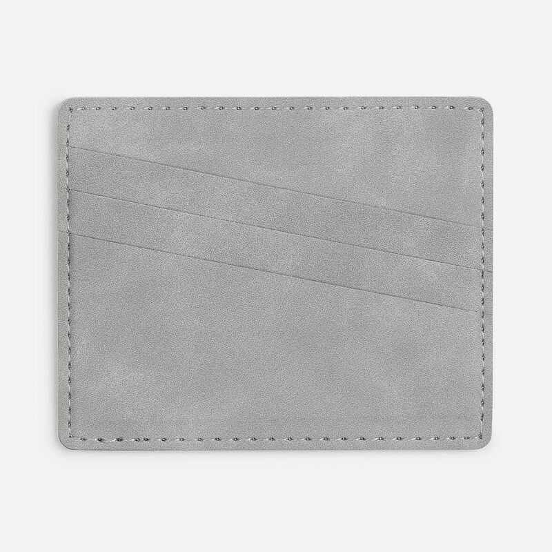 Чехол для карточек Urban, серый с логотипом