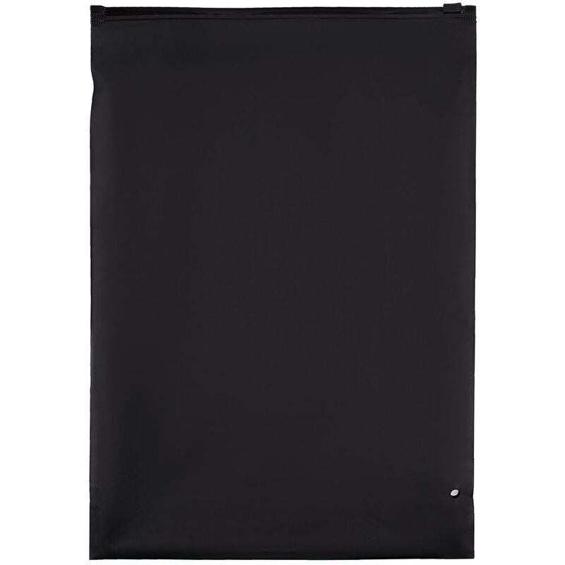Пакет Zip Lock, S, черный с логотипом