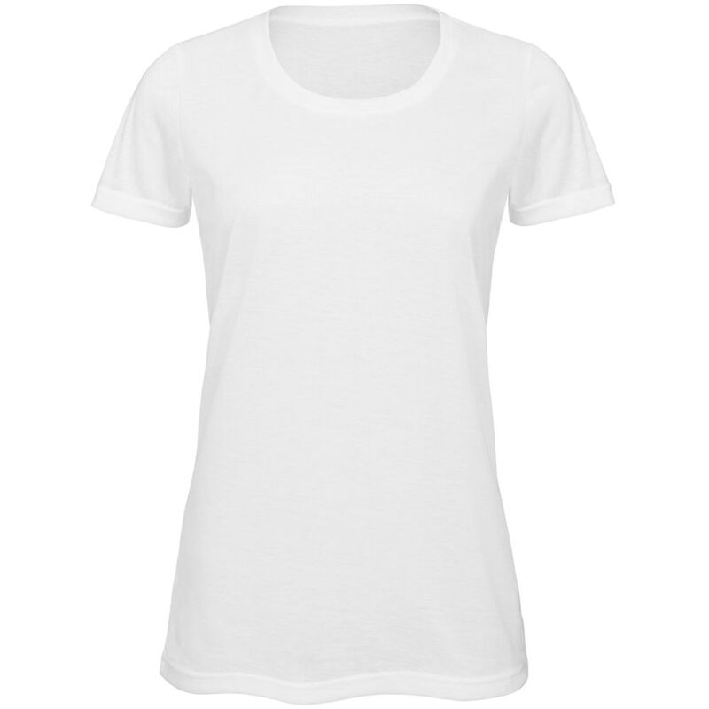 Футболка женская Sublimation белая, размер XXL с логотипом