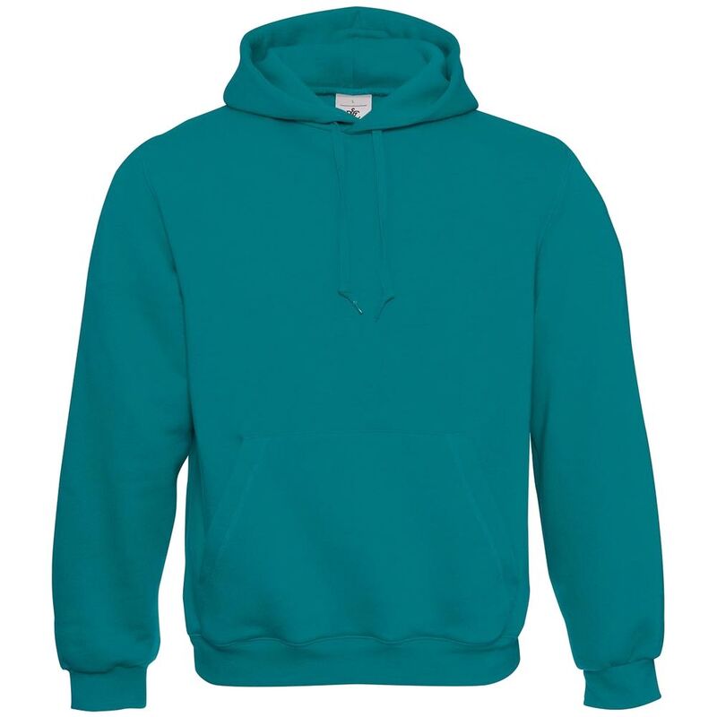 Толстовка Hooded темно-бирюзовая, размер XXS с логотипом