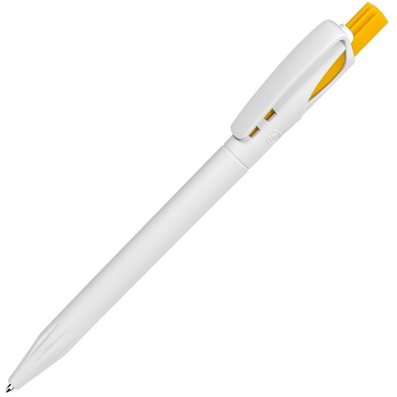 Ручка шариковая TWIN WHITE с логотипом