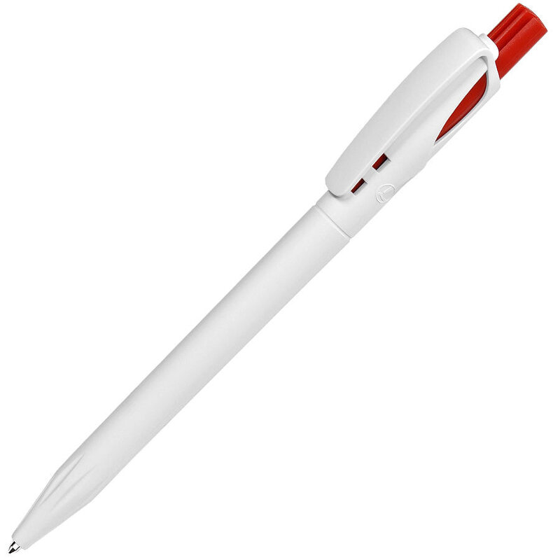 Ручка шариковая TWIN WHITE с логотипом