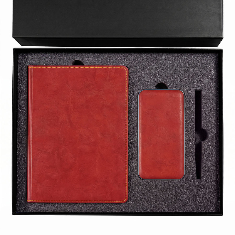 Набор подарочный EMBER: ежедневник и power bank в коробке с ложементом с логотипом