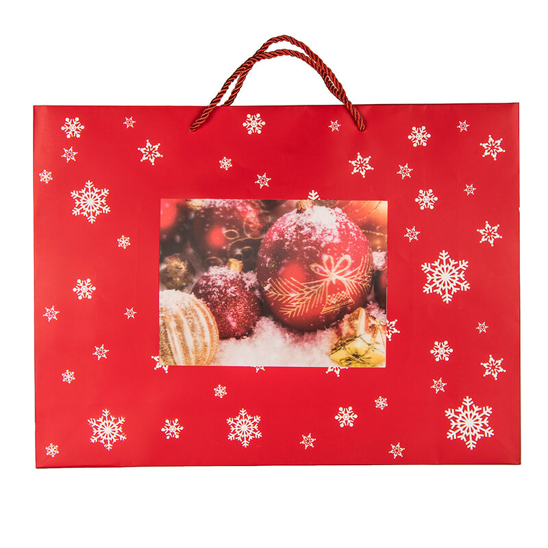 Пакет малый RED WONDER размер 32 x 27 x 11 см, с логотипом