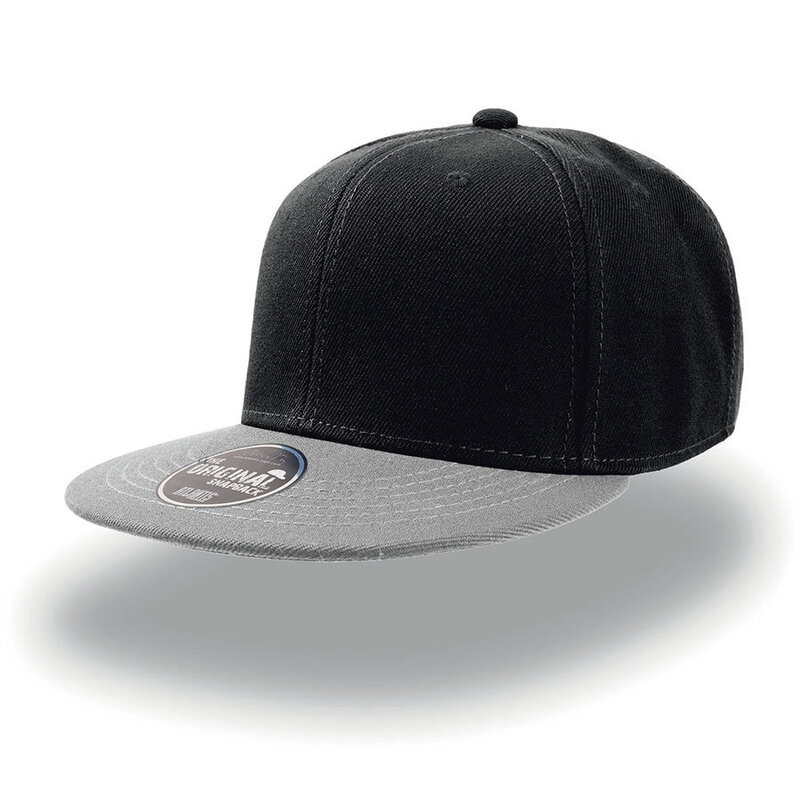 Бейсболка SNAP BACK, 6 клиньев, пластиковая застежка с логотипом