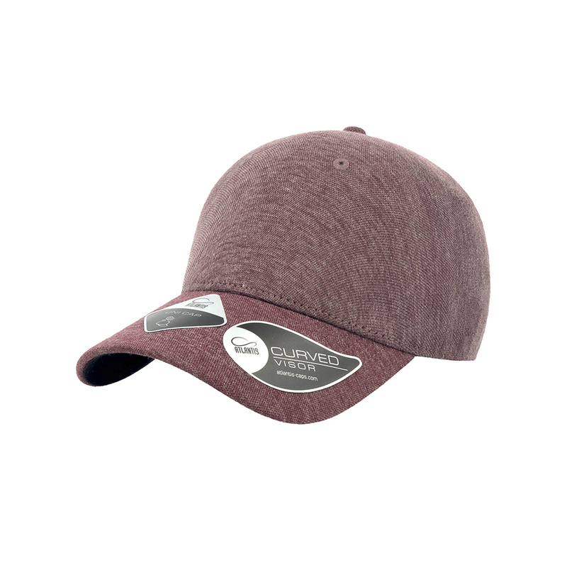 Бейсболка UNI-CAP PIQUET, без панелей и швов, без застежки с логотипом