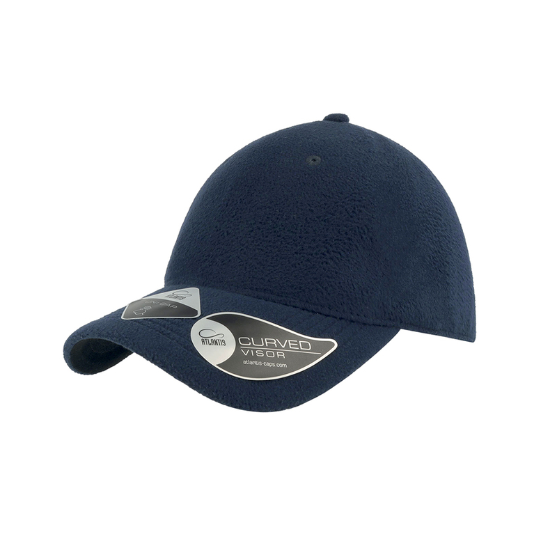 Бейсболка UNI-CAP POLARFLEECE, без панелей и швов, без застежки с логотипом