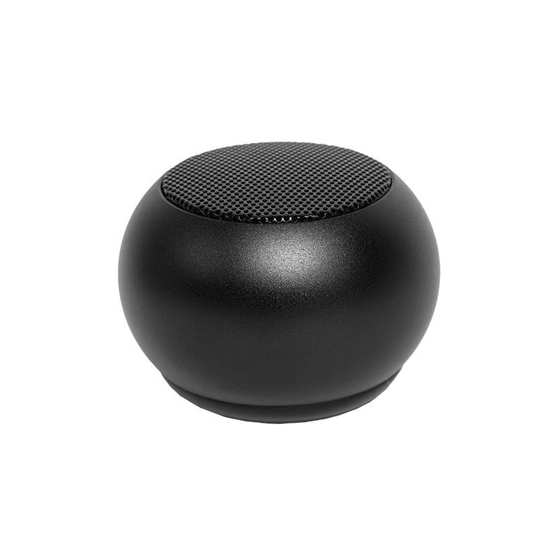 Портативная mini Bluetooth-колонка Sound Burger "Ellipse" черная с логотипом