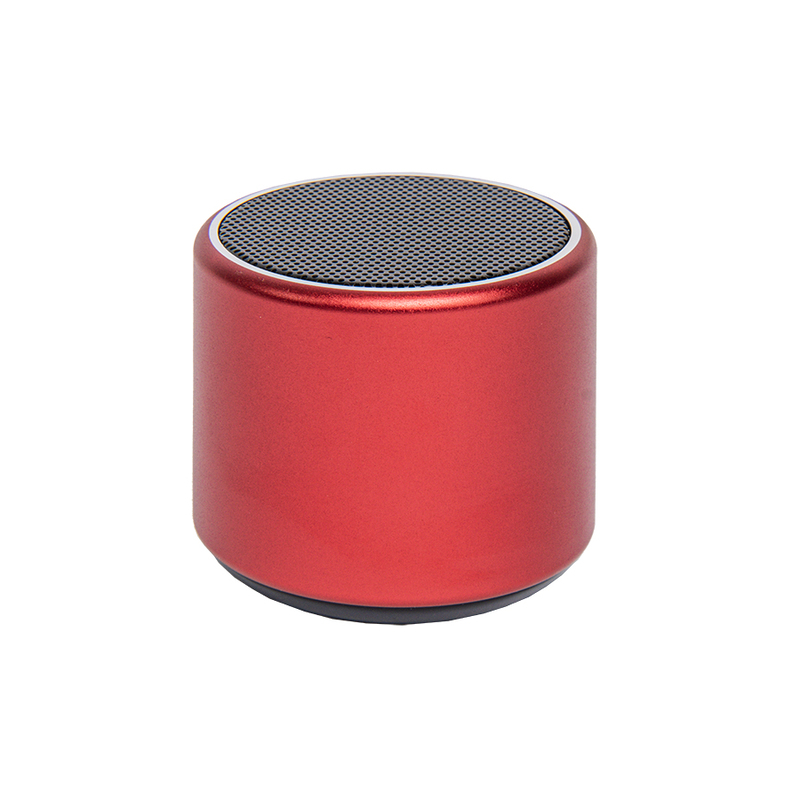Портативная mini Bluetooth-колонка Sound Burger "Roll" красный с логотипом