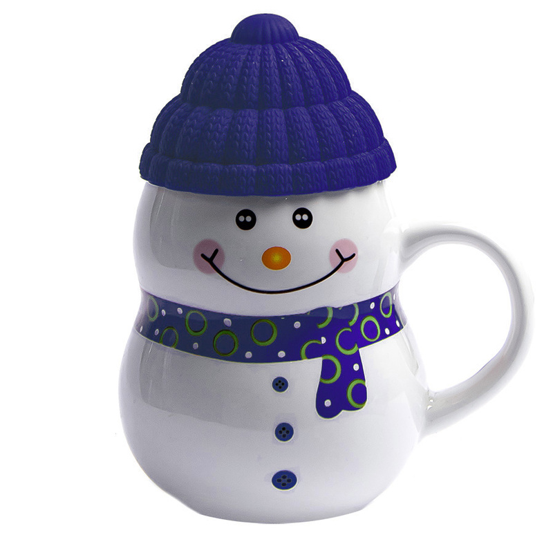 Кружка SNOWMAN с крышкой с логотипом