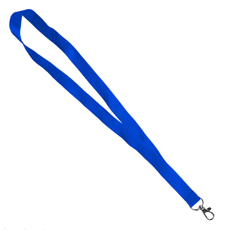 Ланъярд NECK, синий, полиэстер, 2х50 см с логотипом