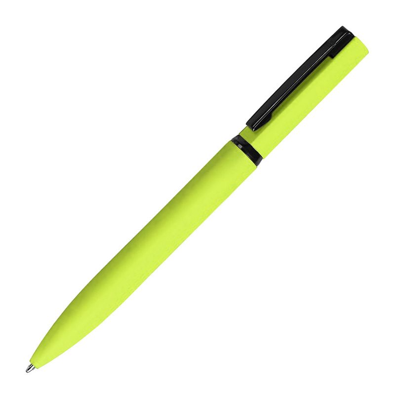 Ручка шариковая MIRROR BLACK, покрытие soft touch с логотипом