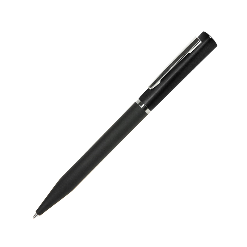 Ручка шариковая M1, пластик, металл, покрытие soft touch с логотипом