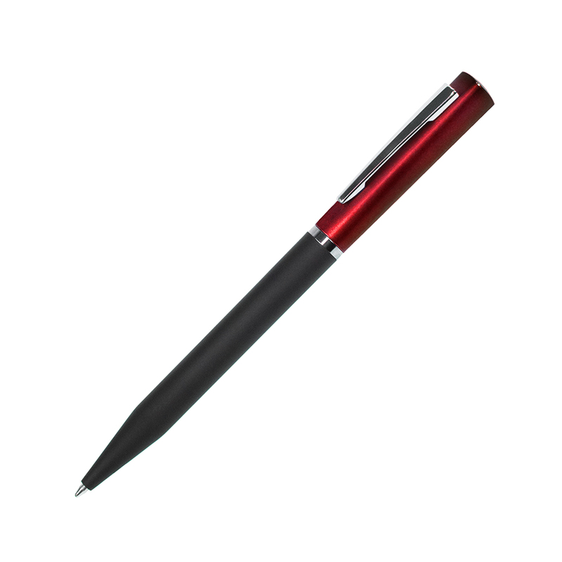 Ручка шариковая M1, пластик, металл, покрытие soft touch с логотипом