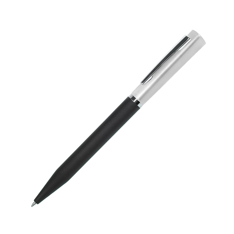 Ручка шариковая M1, пластик, металл, покрытие soft touch с логотипом