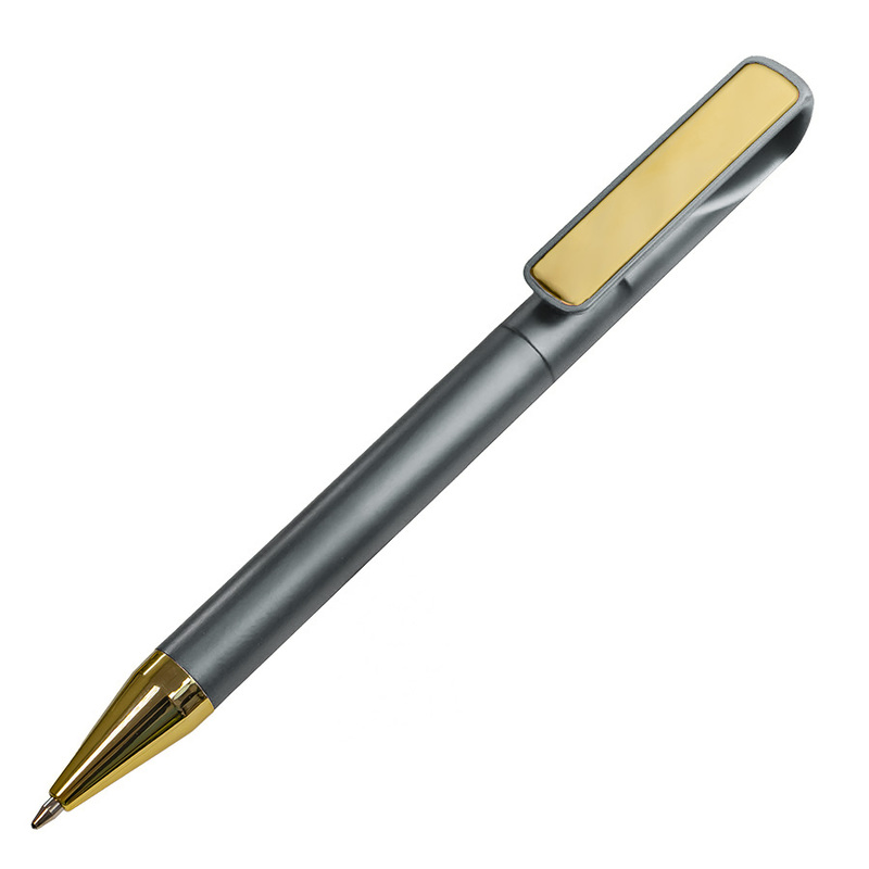 Ручка шариковая GLOSSY GOLD с логотипом