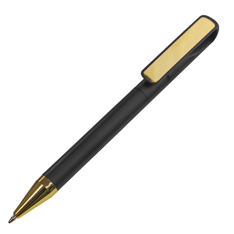 Ручка шариковая GLOSSY GOLD с логотипом