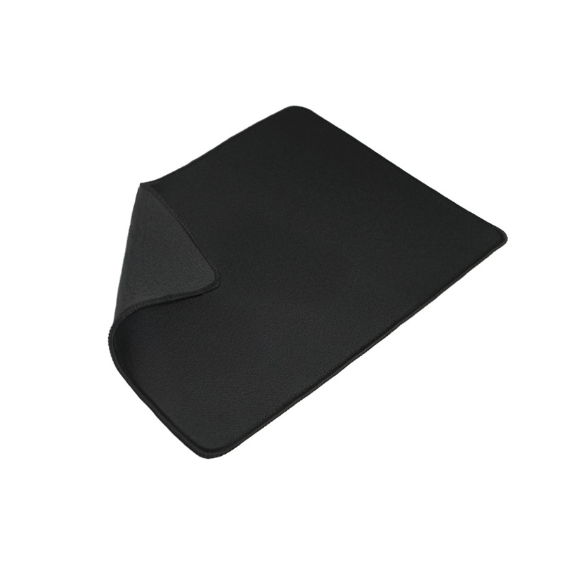 Коврик для мыши GLIDE S, 26*21*0,3см, прошитый край, черный с логотипом