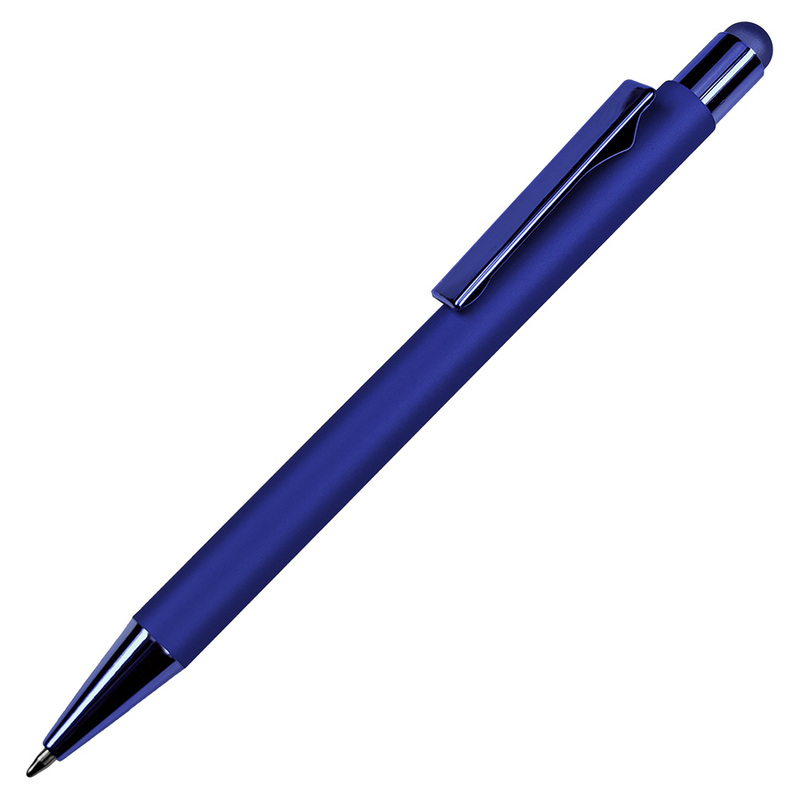 Ручка шариковая FACTOR COLOR со стилусом с логотипом