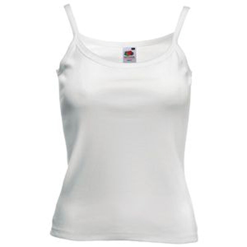 Майка женская "Lady-fit Strap T" с логотипом