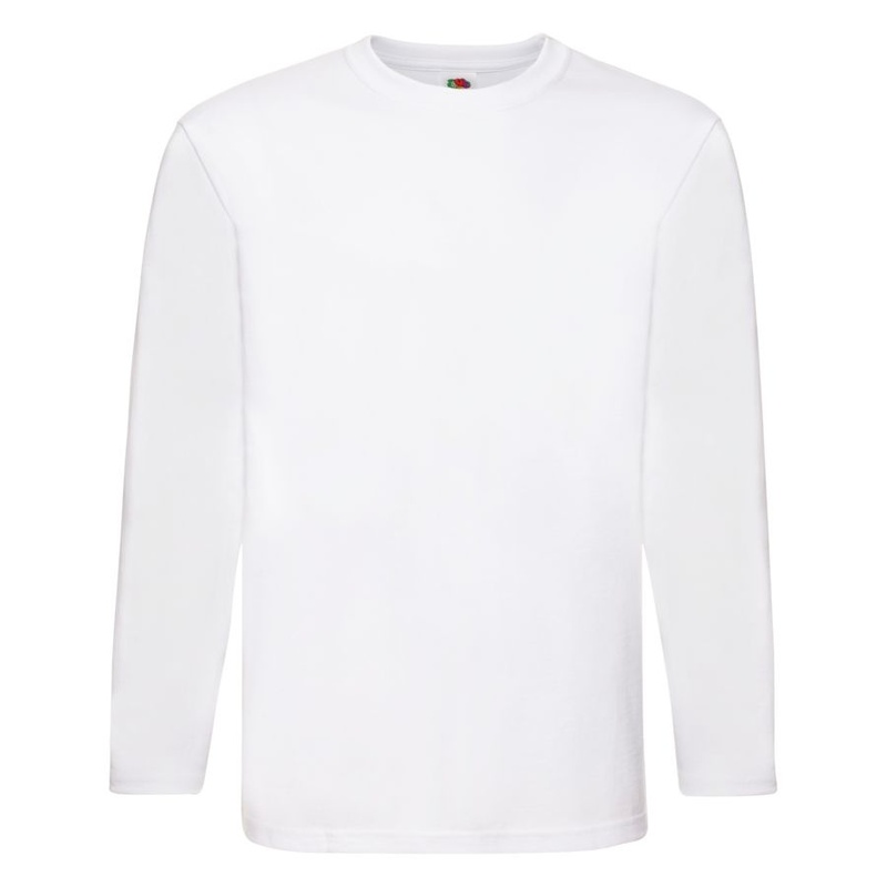 Футболка мужская SUPER PREMIUM LONG SLEEVE 190 с логотипом