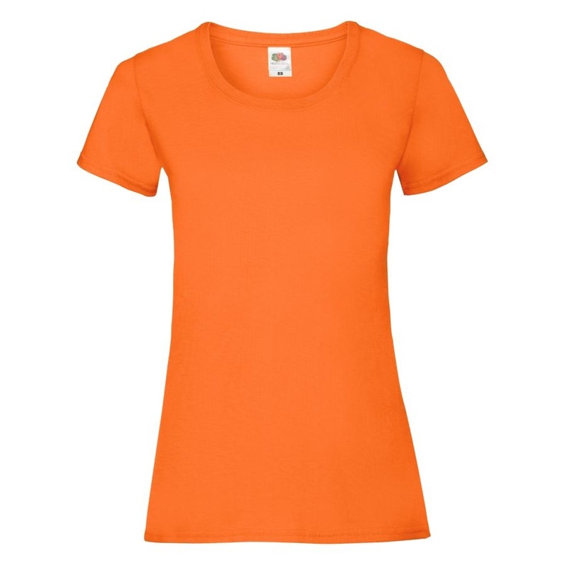 Футболка женская LADY FIT VALUEWEIGHT T 165 с логотипом