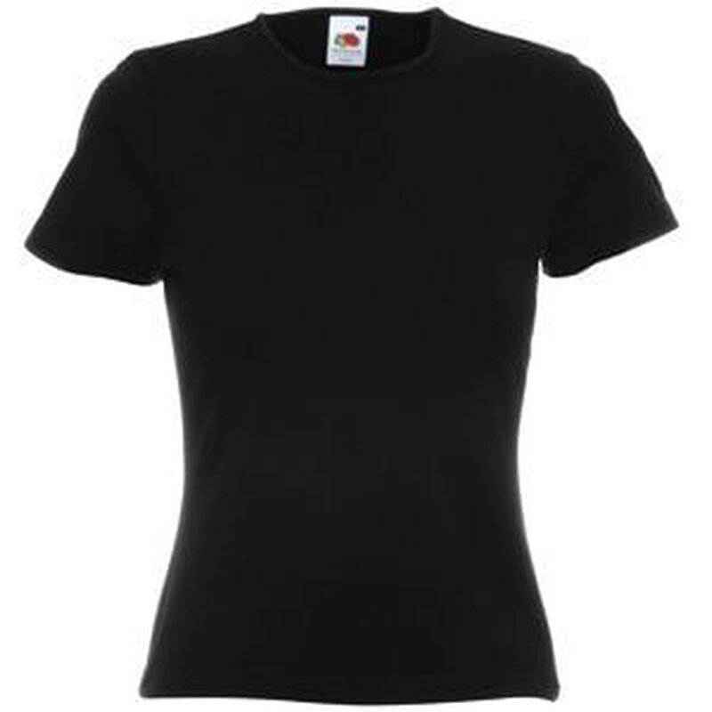 Футболка женская LADY FIT CREW NECK T 210 с логотипом